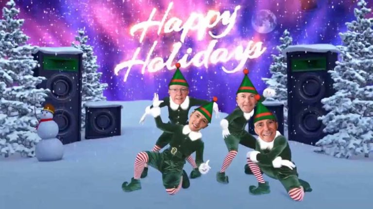 Season's Greetings and Happy Holidays! BARBERMURPHY Principals Elf Yourself 2018 Cover Image