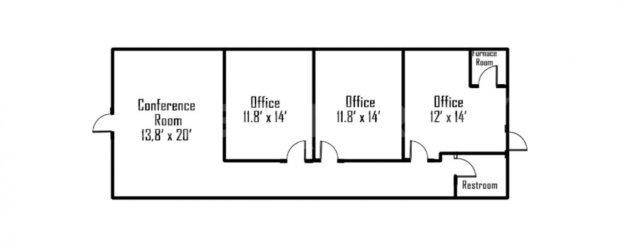 Floor Plan for Centre II Suite 39