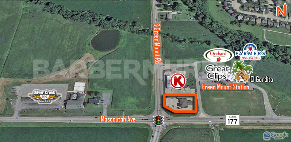 Site Map of 360 S Green Mount Rd., Belleville, IL, Bank Building for Sale