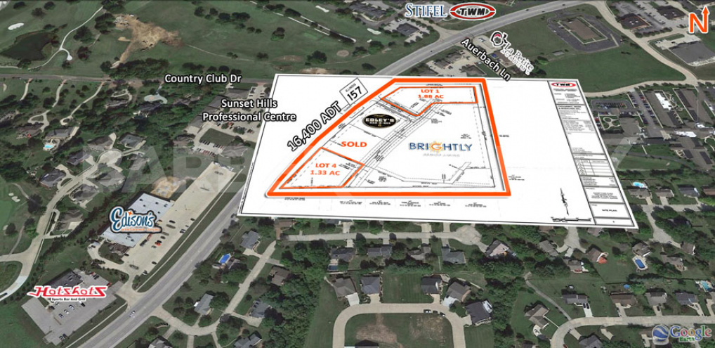 Site Map for Development Sites for Sale in Glen Carbon, IL