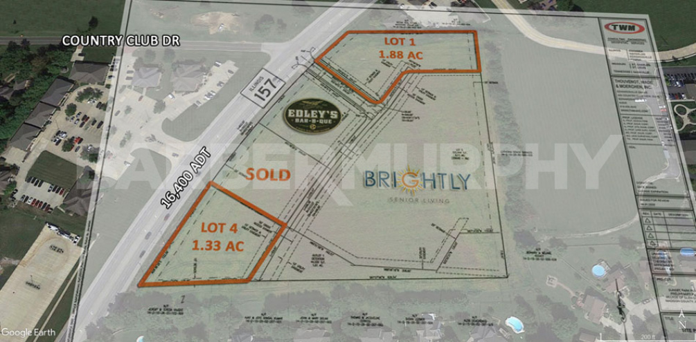Concept Plan for Development Sites for Sale in Glen Carbon, IL