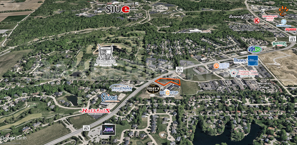 Expanded Aerial of South State Route 157, Glen Carbon, IL 62034