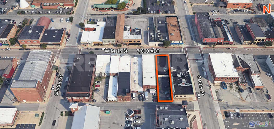 Site Map of 106 West Main St., Collinsville, IL 62234, Office for Sale