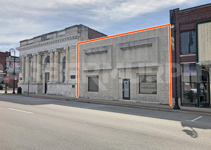 Exterior Image of Private Parking for 2,700 SF Office Building for Sale in Uptown Collinsville, Madison County, IL