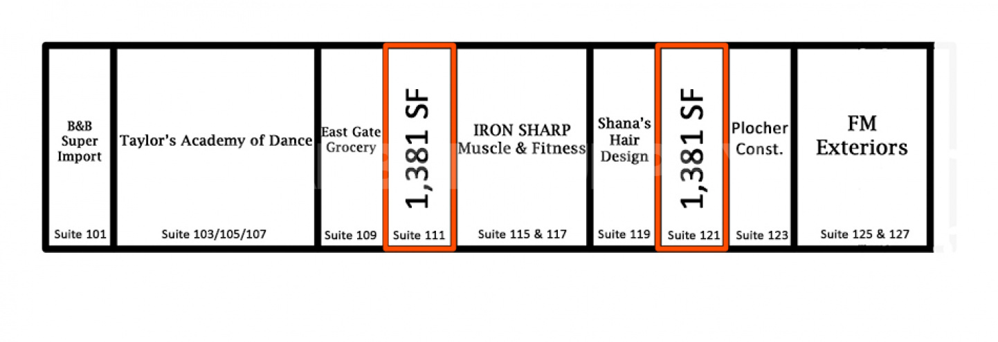 floorplan image for Lakepointe Center, OFallon, Illinois