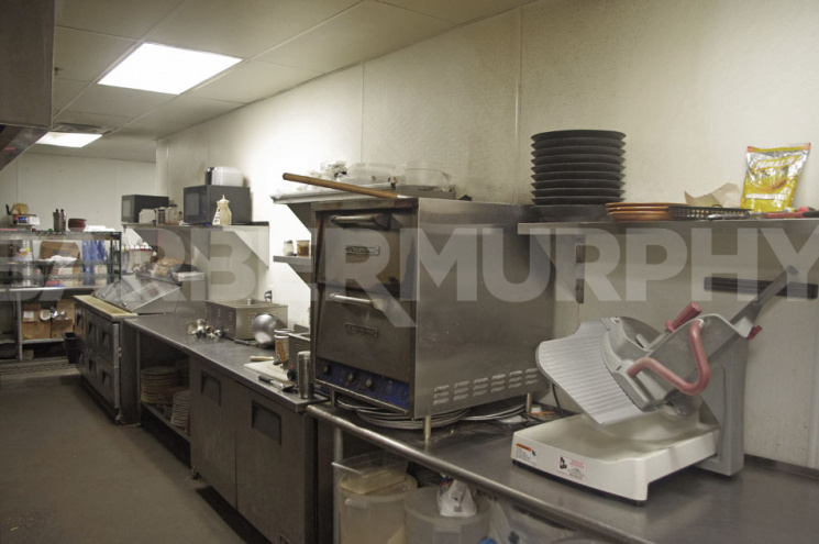 Interior Image of Kitchen at The Horseshoe Restaurant for Sale on St. Louis Rd., Collinsville, IL