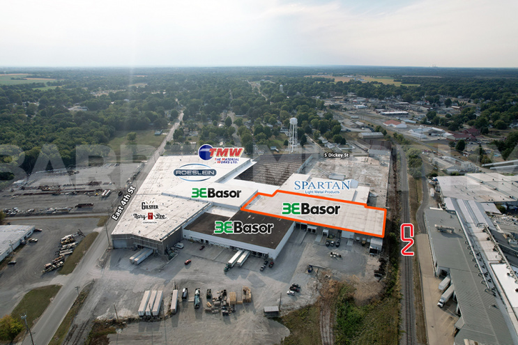 South Dickey St, Sparta, Illinois 62286, Randolph County, Industrial For Sale, Rail Served, Warehouse, Sparta Printing, Spartan Printing
