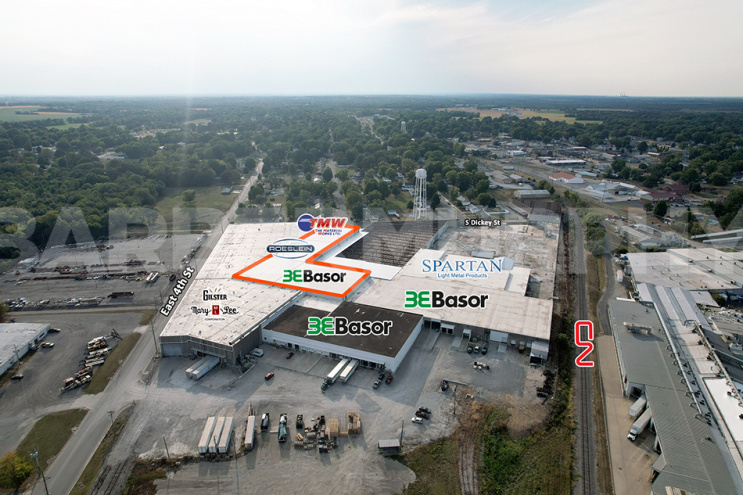 South Dickey St, Sparta, Illinois 62286, Randolph County, Industrial For Sale, Rail Served, Warehouse, Sparta Printing, Spartan Printing