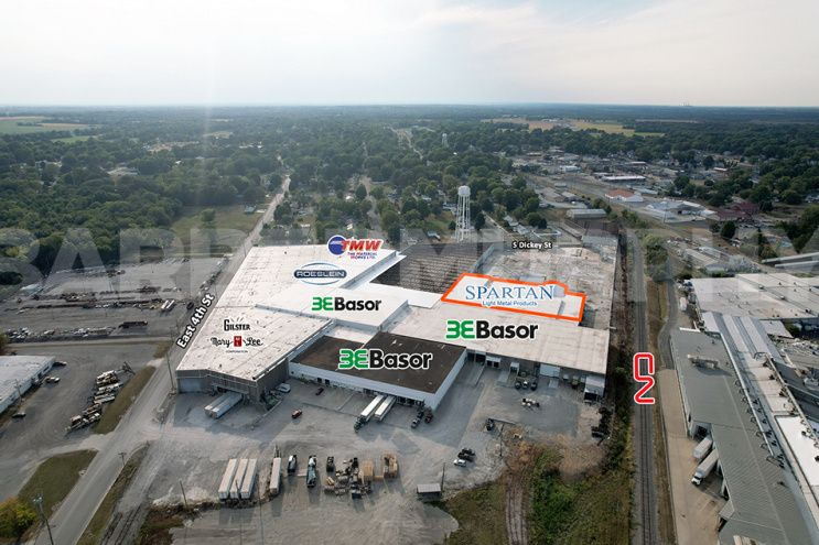 South Dickey St, Sparta, Illinois 62286, Randolph County, Industrial For Sale, Rail Served, Warehouse, Sparta Printing, Spartan Printing