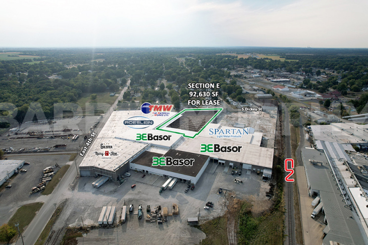 South Dickey St, Sparta, Illinois 62286, Randolph County, Industrial For Sale, Rail Served, Warehouse, Sparta Printing, Spartan Printing