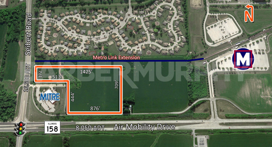 Site Map for Office | Retail Development Sites for Sale in Shiloh, IL