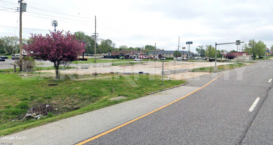 Street View of Redevelopment Site at 9708 Natural Bridge Rd, Berkley, Missouri, 63134