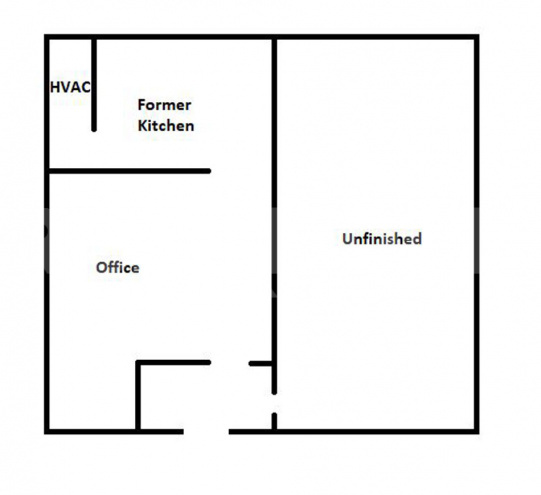 Floor Plan for 920 SF Office Space in Westview located at 1803 Ramada Blvd., Collinsville, IL 62234