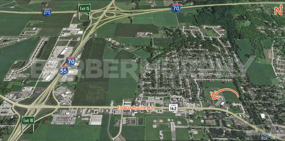 Area Map of 409 Edwardsville Rd., Troy, IL, 62294