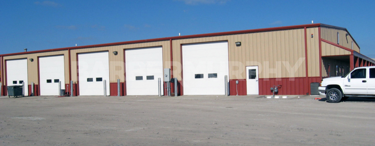 Exterior Image of 9,700 SF Truck Repair Facility on 9 Acres in Roxana, Illinois