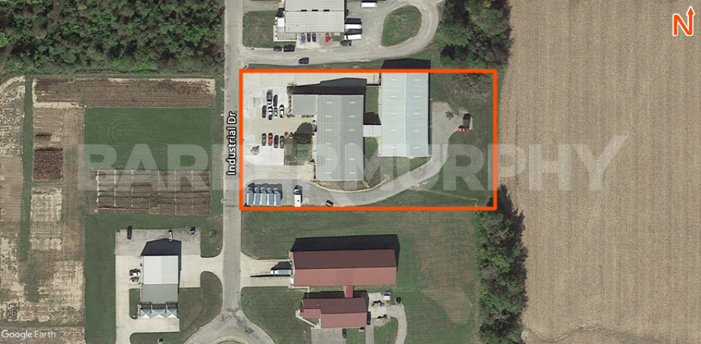 Site map of 2400 Fountain Place, Warehouse for Sale on 2.54 Acres