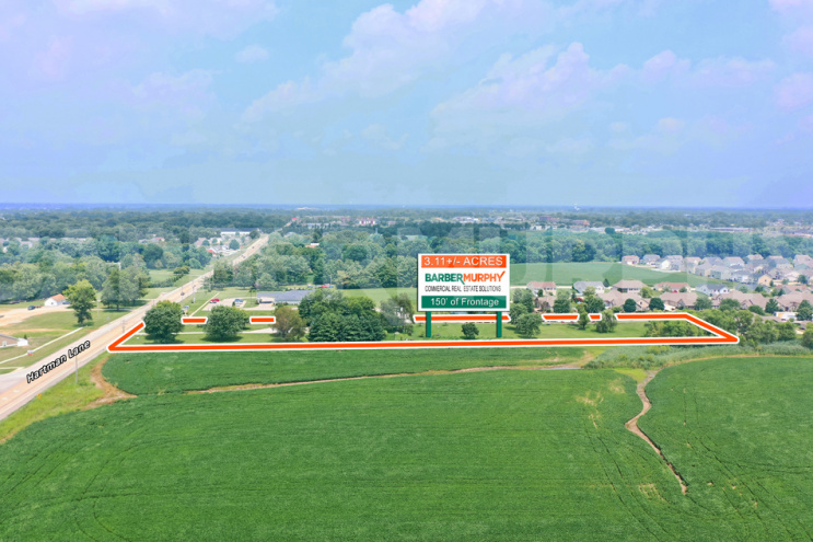 Aerial Image of Development Site located at 1038 Hartman Lane, O'Fallon, Illinois, 62269