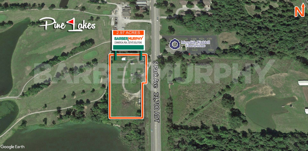Site Map of 3 Acre Development Site for Sale on IL Route 148 in Herrin, IL