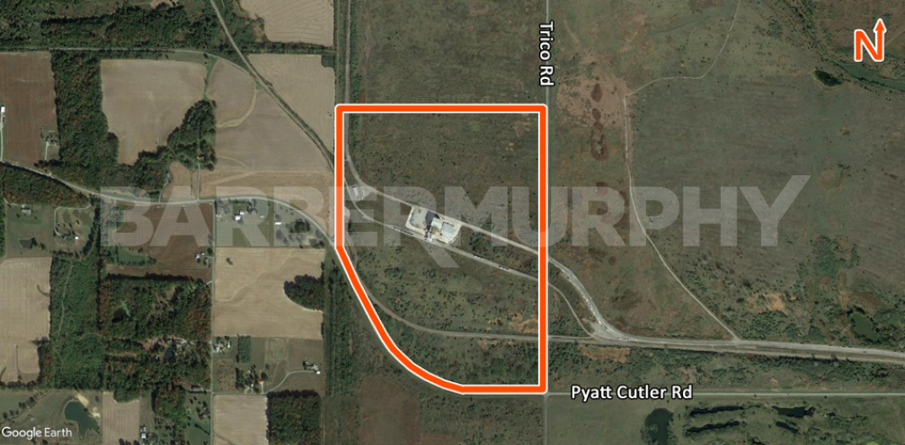 Site map of 1439 Cutler Trico Rd., Cutler, Illinois 62238