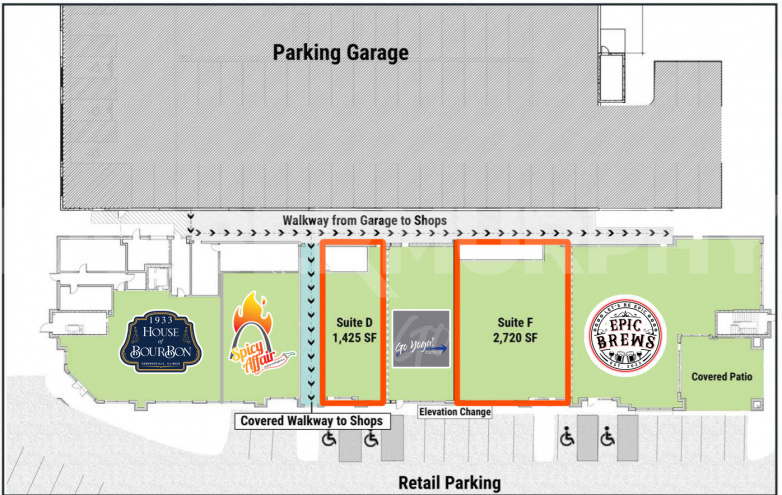 Floor Plan for Whispering Heights Office and Retail Suites for Lease