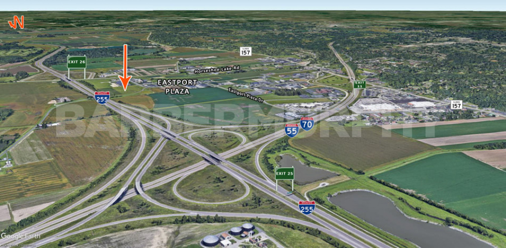Aerial Image for 100 Commerce Center Dr., Collinsville, IL