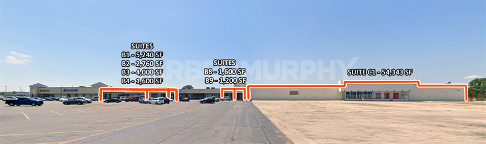 Exterior Space Availability Outlines