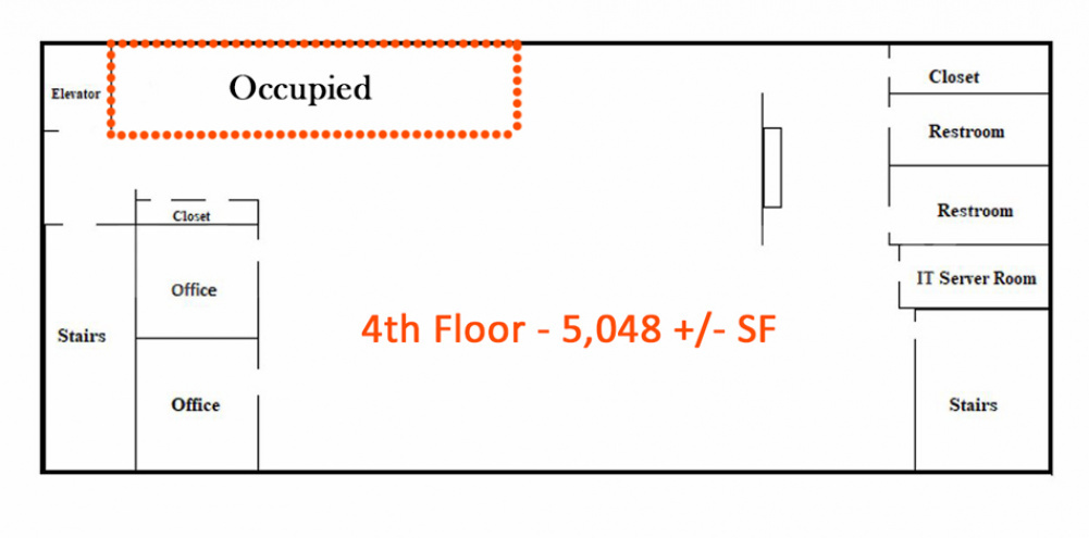 Floor plan of 3rd floor availability