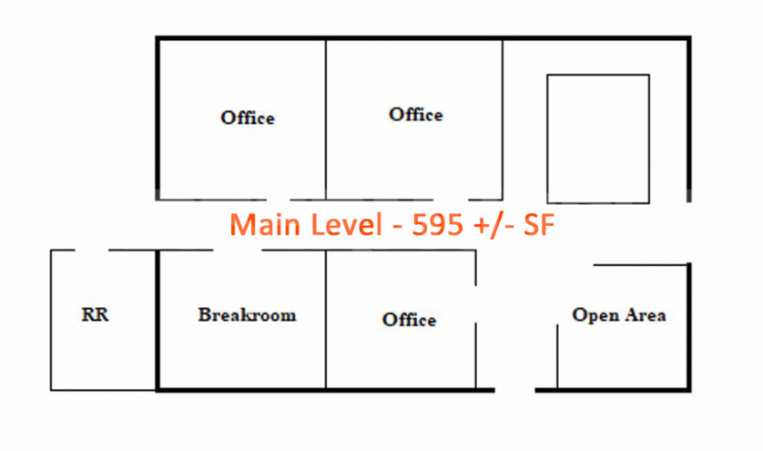 Floor plan of 1st floor availability