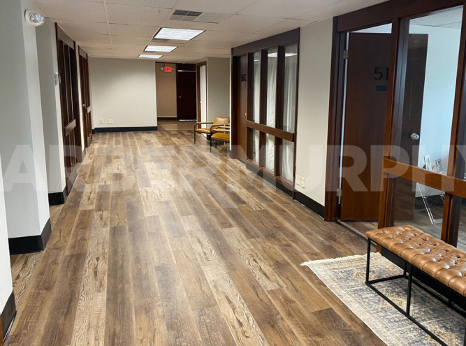 Interior image of office space in the Riverbender Building in Downtown Alton, Illinois