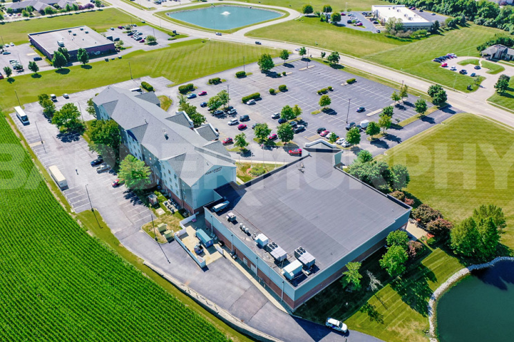 Aerial View of Hotel and Conference Facility