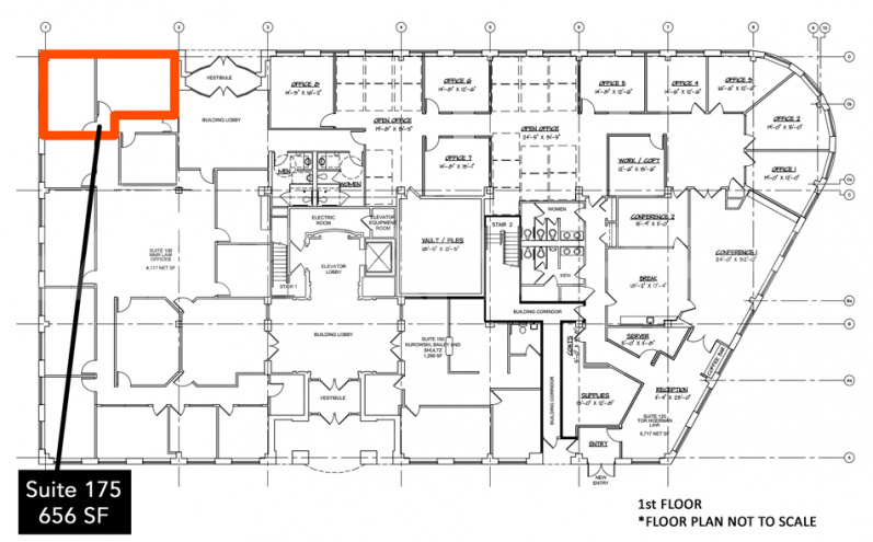 Mark Twain Plaza I - 1st Floor, Floor Plan