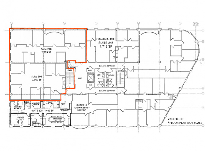 Mark Twain Plaza I - Suite 205 and 220 Floorplan
