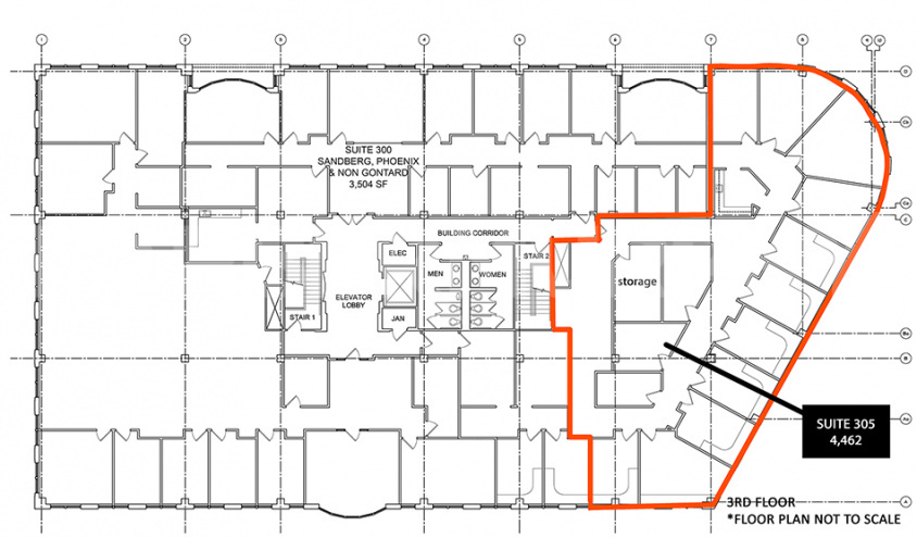 Mark Twain Plaza I - 3rd Floor, Floor Plan