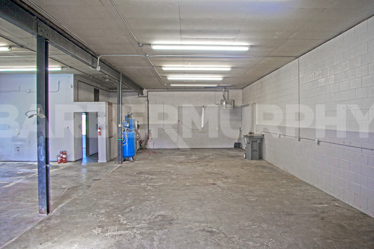 Interior of 2,400 SF Block warehouse on 1.0 acres 