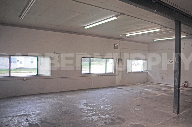 Interior of 2,400 SF Block warehouse on 1.0 acres 