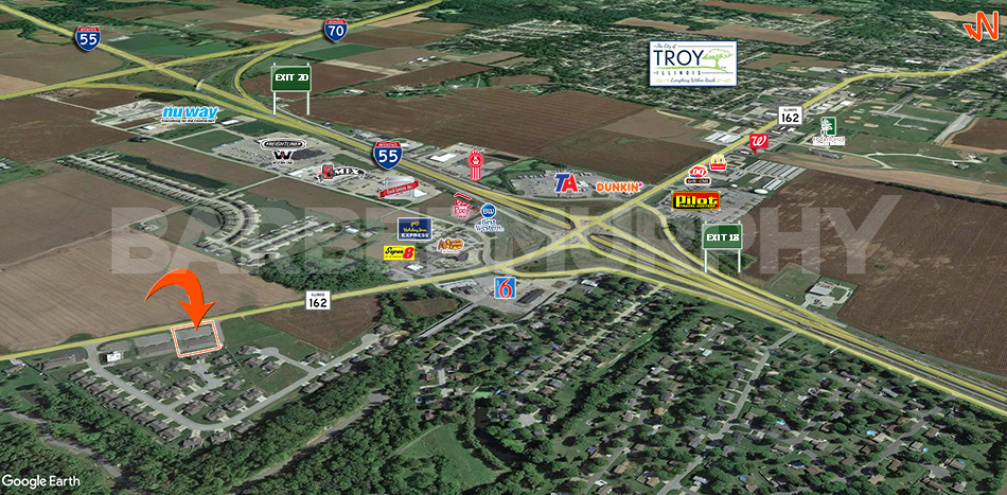 Area Map of 7354 State Route 162 Troy, IL 62294