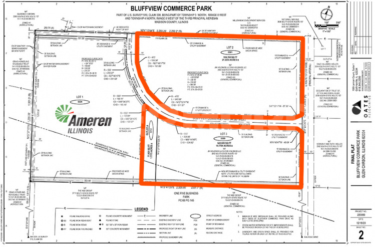 Aerial location of 38.07 Commercial Land :Parcel Map 