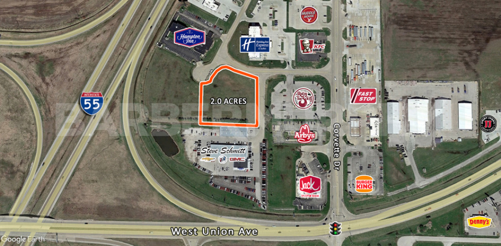 Image of 2 Acre Commercial Lot for Sale, Route 66 Crossing, Litchfield, IL