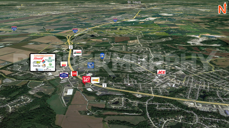 Area Map of 265 Admiral Trost Drive, Columbia IL 62236