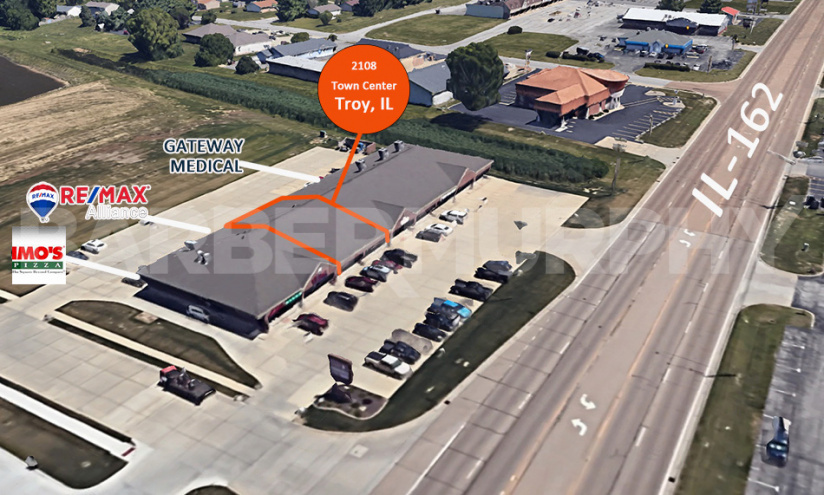 Aerial Map of 2,426 SF space 