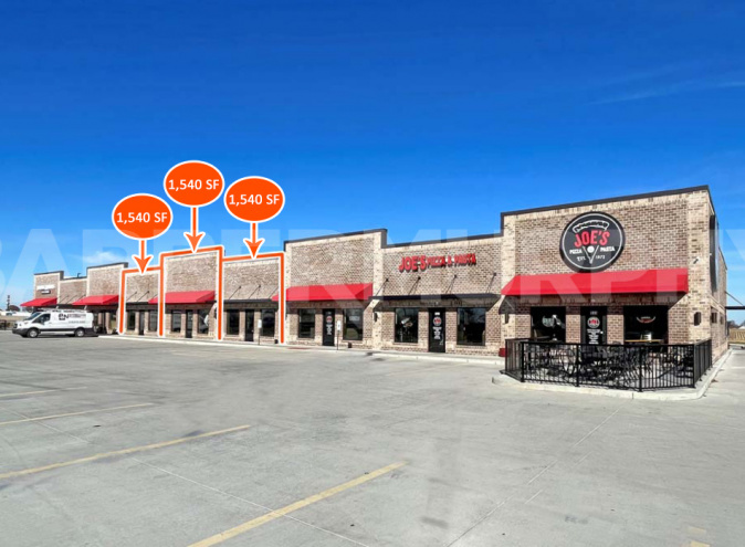 Exterior of Retail Space: 4,620 SF available 