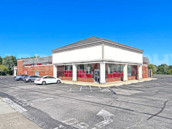 Exterior Image of Retail Building for Sale, Former Pharmacy