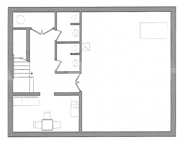 Lower Level Floor plan 