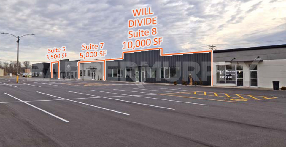 3,500 SF - 10,000 SF retail/restaurant/Office Spaces for Lease