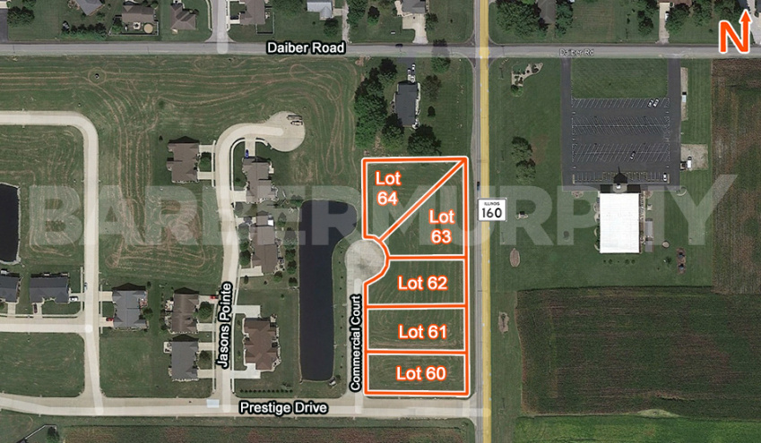 0.43 - 2.39 Acre Commercial Lots Fronting IL-160
