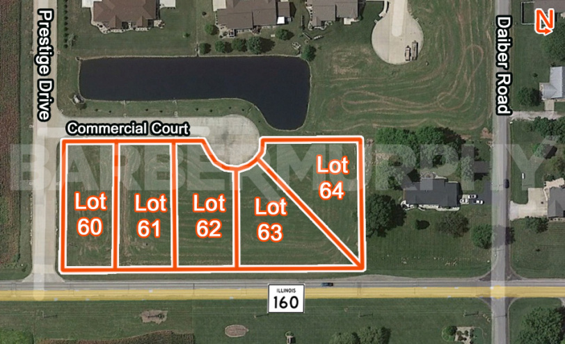 0.43 - 2.39 Acre Commercial Lots Fronting IL-160