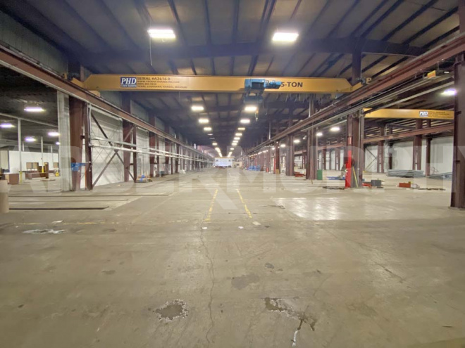 124,500 SF Crane Served Warehouse on 13.32 Acres