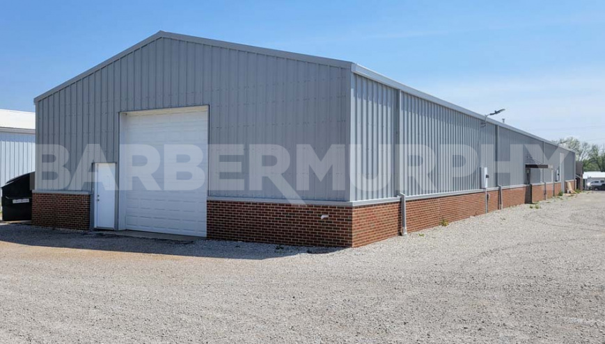 Exterior of 7,000 SF Office/Warehouse for lease 