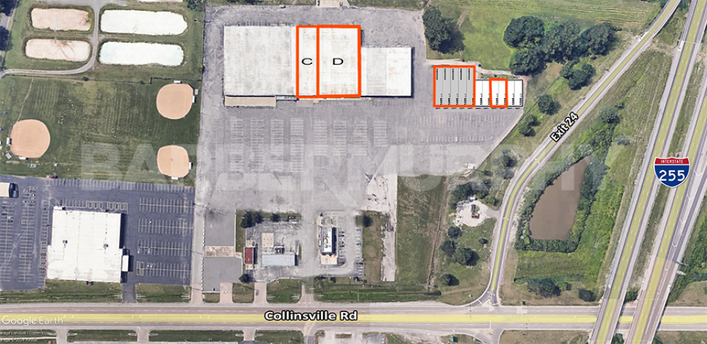 Office and Warehouse Space Aerial