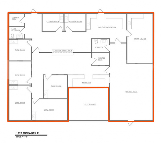 3,040 SF Floor Plan 
